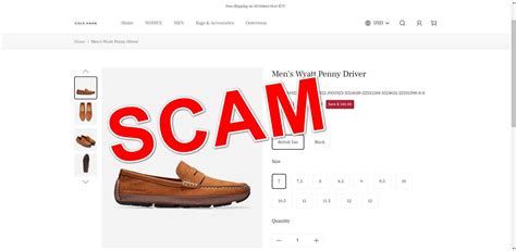 cole haan sale scam